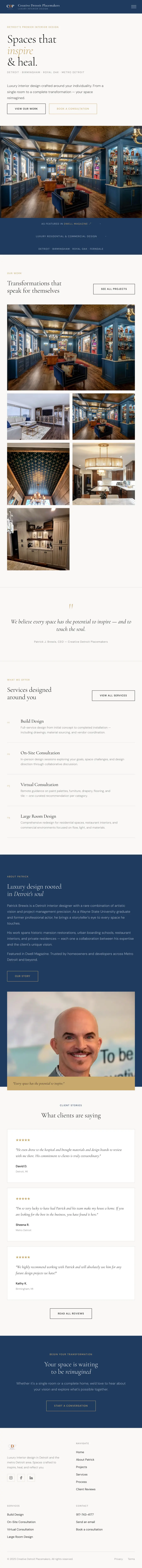 CDP Detroit - Studio Website